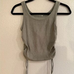Princess Polly Sage Green Tank Top